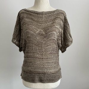 Dolled Up Boatneck Crochet Sweater Top